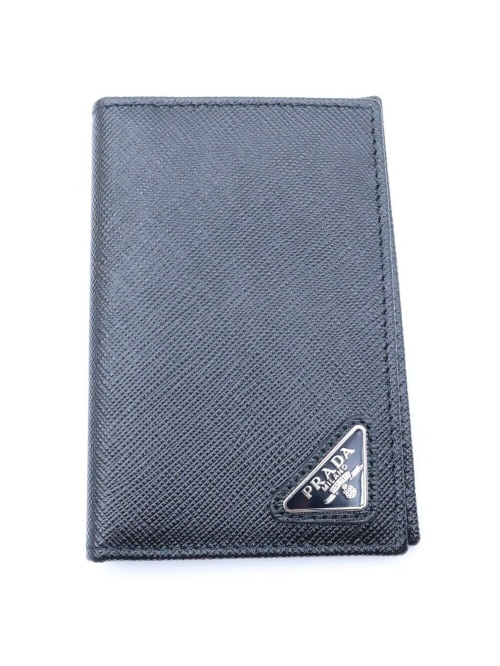 Prada Leather Card Case Black